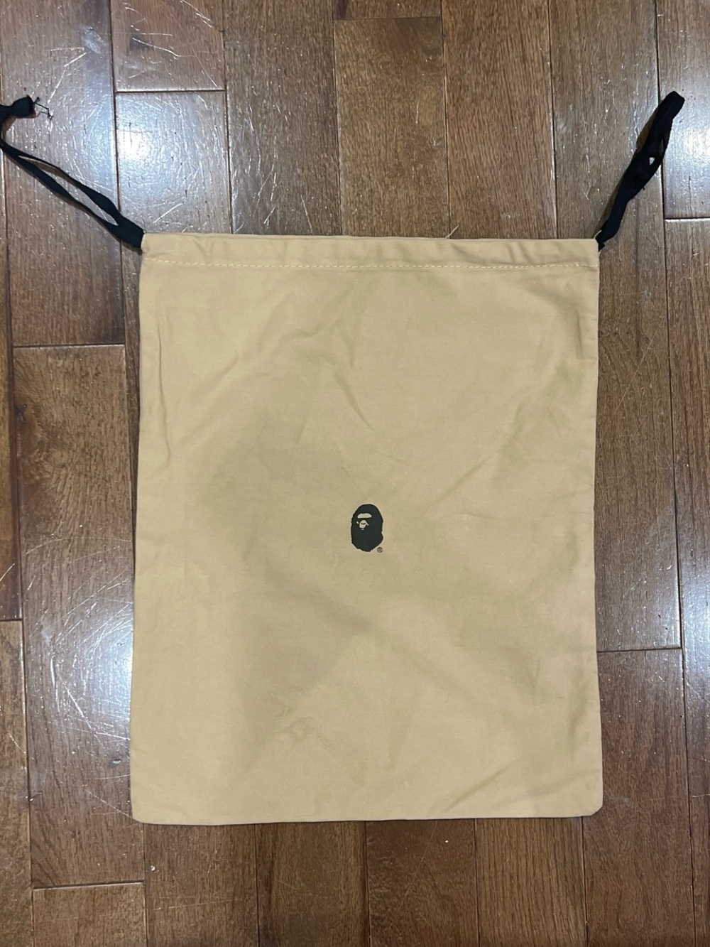 BAPE Beige Drawstring Dust Bag - Men